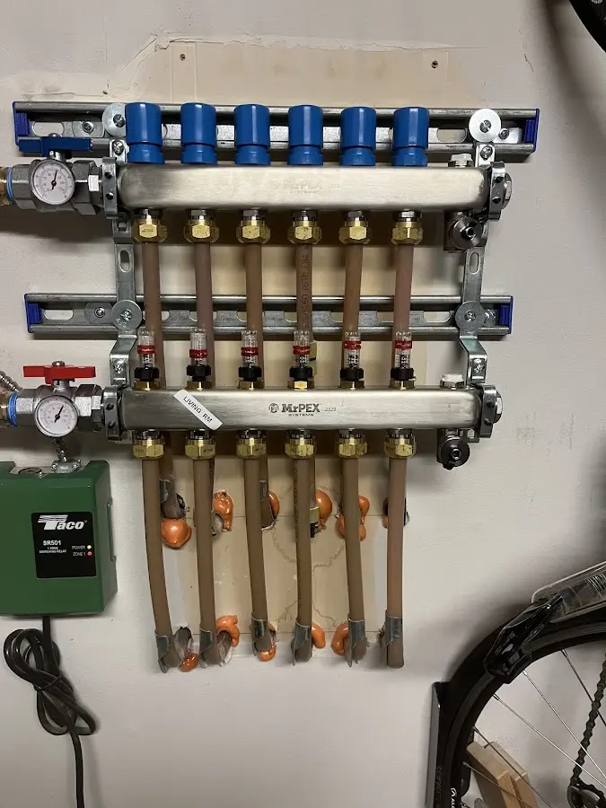 Plumber performing Gas Leak Detection at a residential property in Paradise Hills